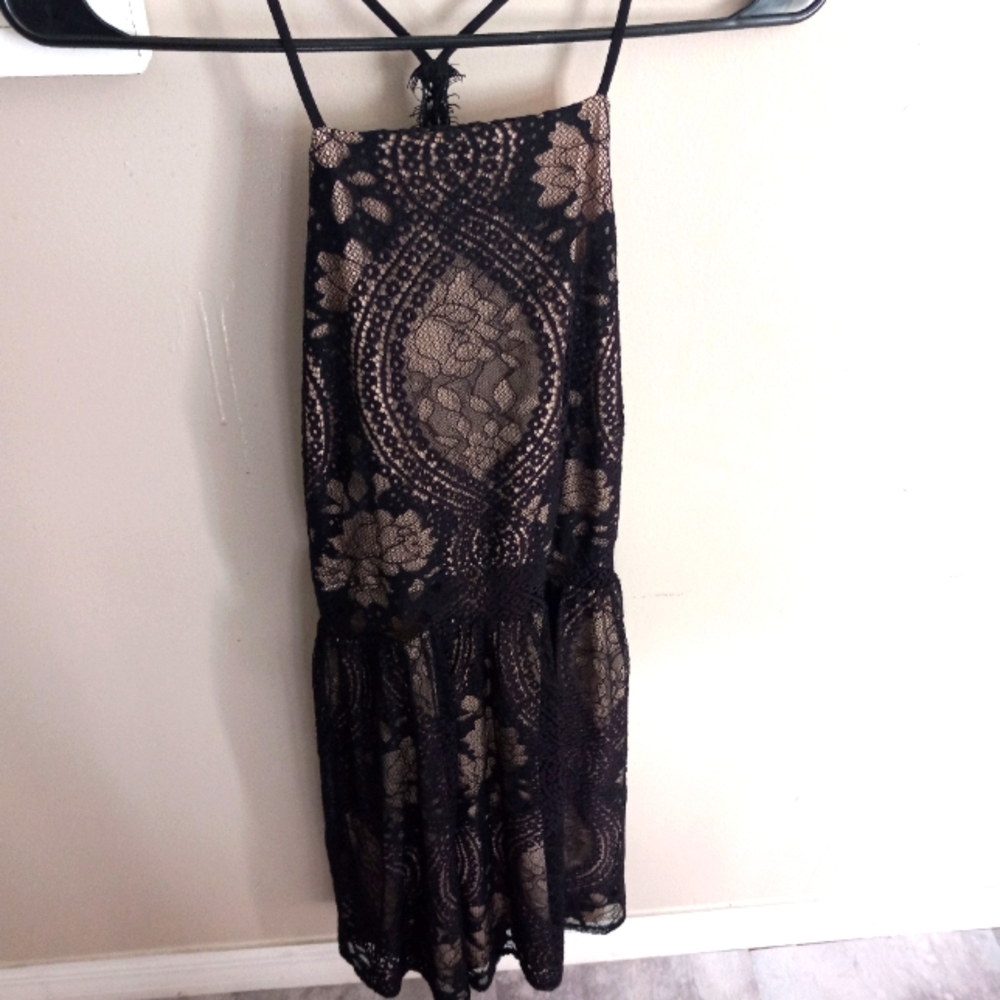 Francesca black lace